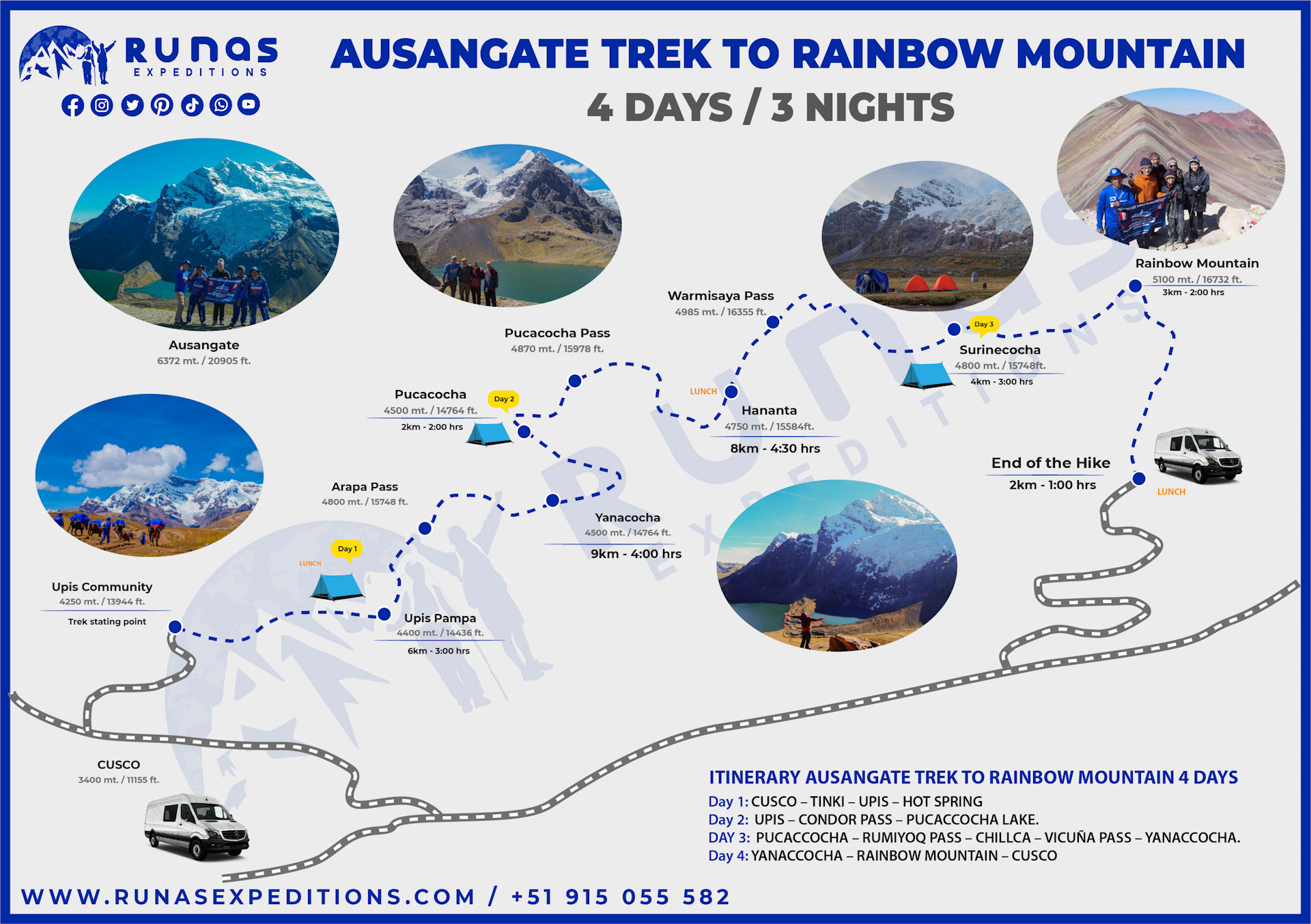 Ausangate Trek to Rainbow Mountain 4D/3N